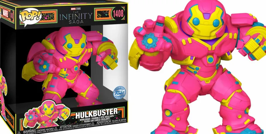 Super-Sized Pop!>Marvel : The Infinity Saga - Hulkbuster Blacklight 10" Pop! Vinyl Figure