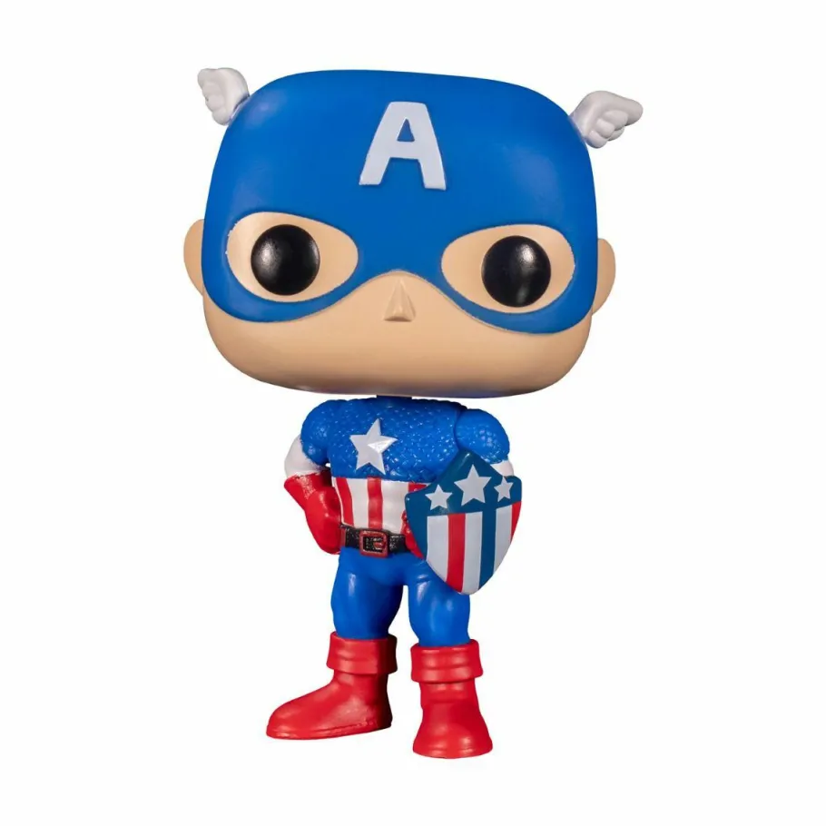 Pop! Deluxe>Captain America Marvel: Year Of The Shield - Through the Ages Pop! Vinyl Figure 5-Pack