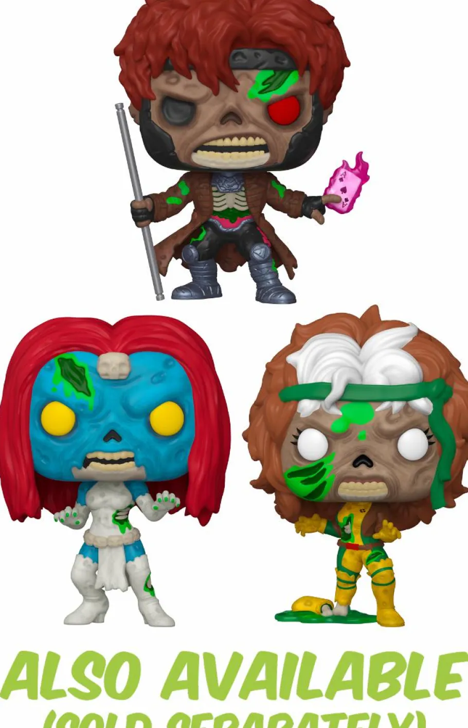 Standard Pop!>Marvel Zombies - Gambit Zombie Glow in the Dark Pop! Vinyl Figure