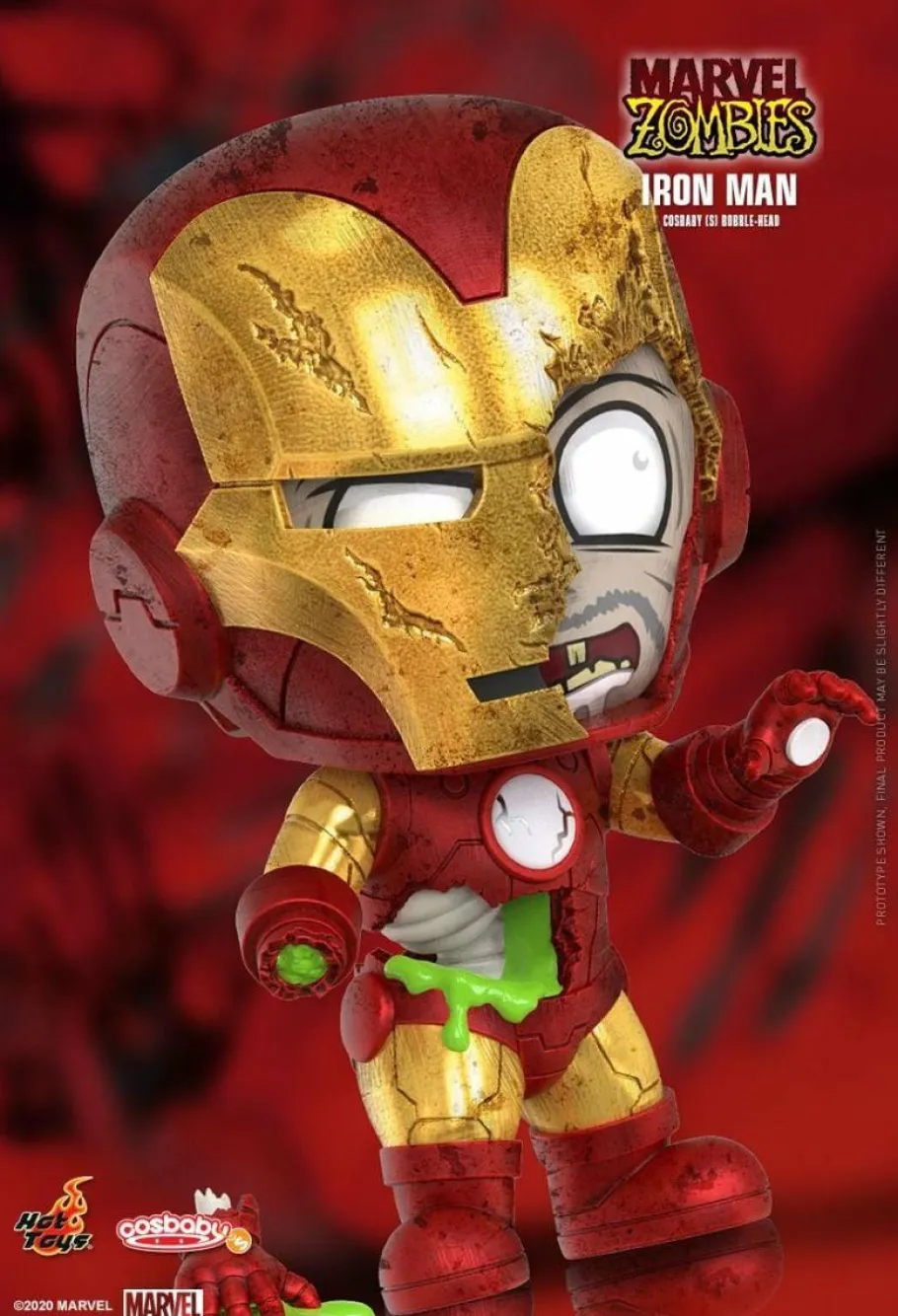 Cosbaby>Iron Man Marvel Zombies - Cosbaby (S) Hot Toys Figure