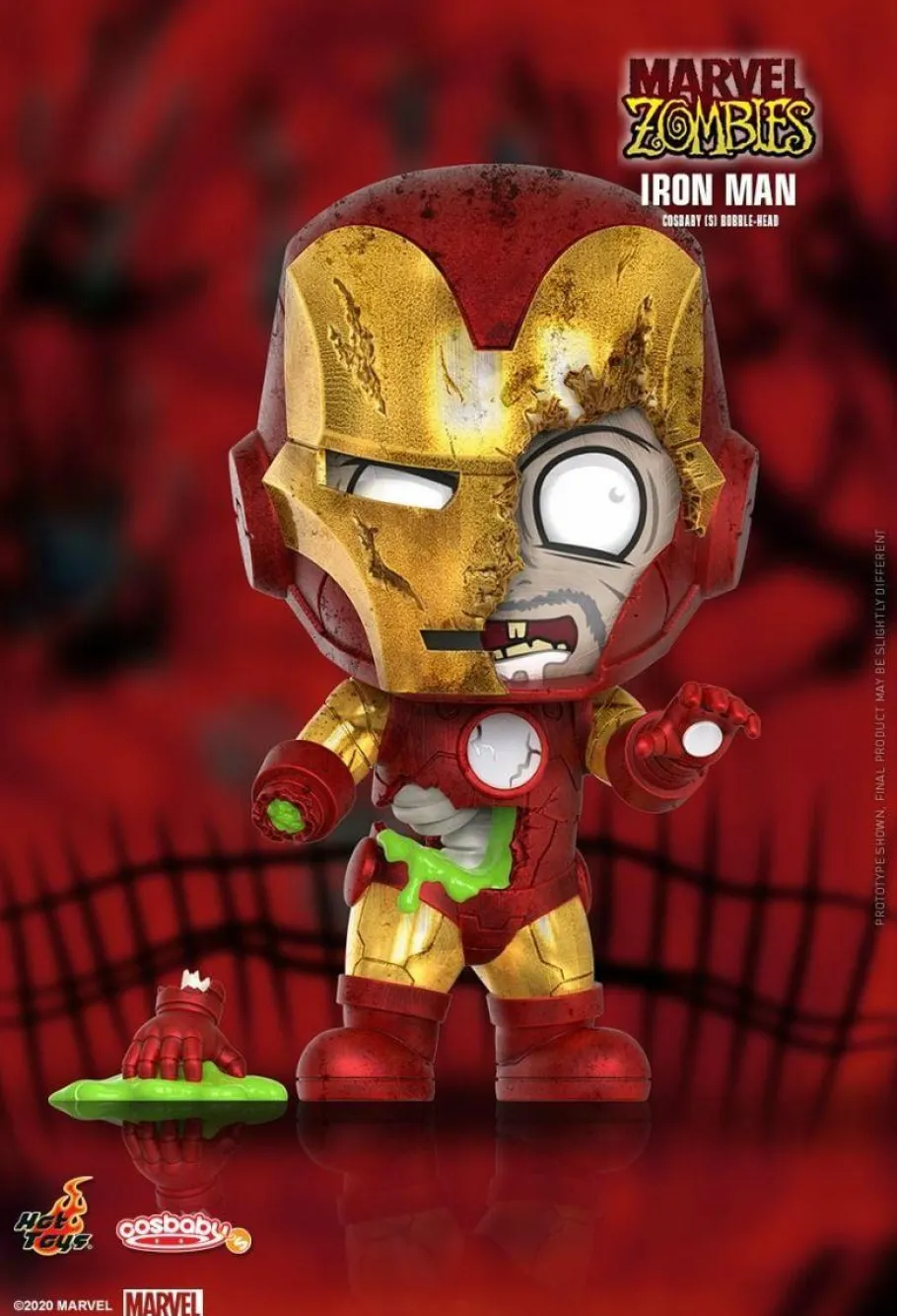 Cosbaby>Iron Man Marvel Zombies - Cosbaby (S) Hot Toys Figure
