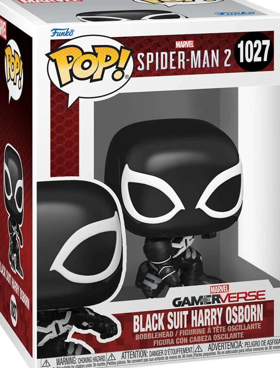 Standard Pop!>Spider-Man Marvel's 2 - Black Suit Harry Osborn Pop! Vinyl Figure