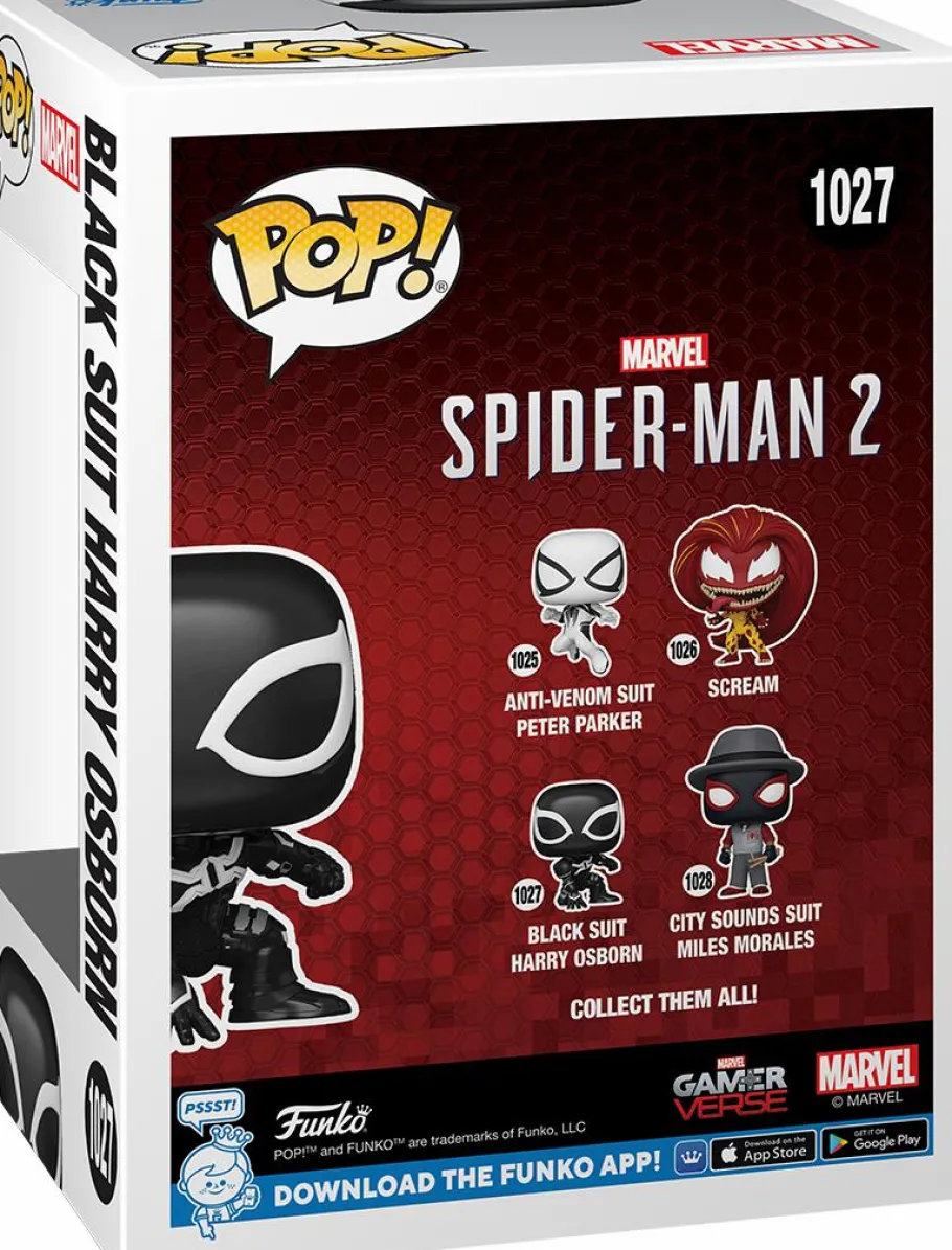 Standard Pop!>Spider-Man Marvel's 2 - Black Suit Harry Osborn Pop! Vinyl Figure