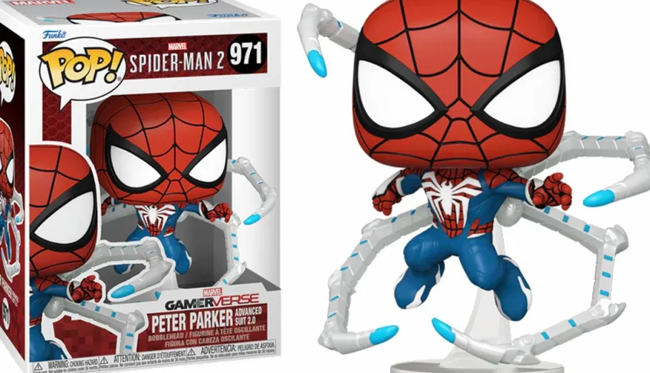 Standard Pop!>Spider-Man Marvel's 2 - Peter Parker (Advanced Suit 2.0) Pop! Vinyl Figure