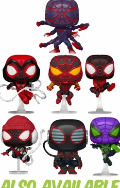 Standard Pop!>Spider-Man Marvel’s : Miles Morales - Miles Morales in Purple Reign Suit Pop! Vinyl Figure
