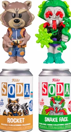 Designer Vinyl>Masters of the Universe - Snake Face & Rocket Raccoon Vinyl SODA Figure in Collector Can Bundle (Set of 2) (2021 Fall Convention Exclusive)