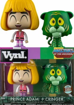 Designer Vinyl>Masters of the Universe - Prince Adam & Cringer Vynl. Vinyl Figure 2-Pack