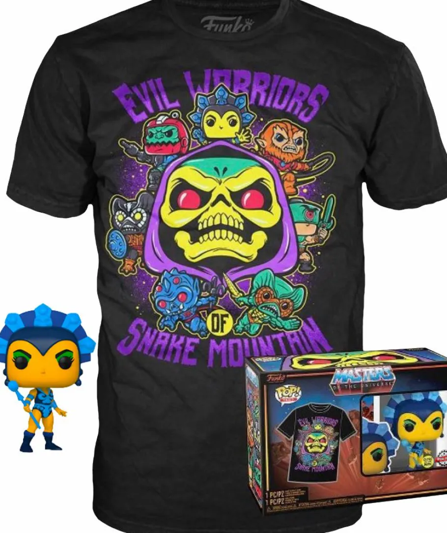 Pop! & Tee Sets>Masters of the Universe - Evil Lyn Glow in the Dark Pop! Vinyl Figure & T-Shirt Box Set