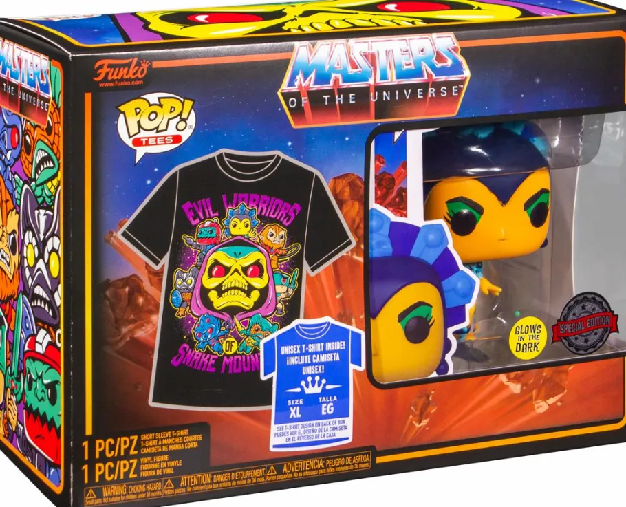 Pop! & Tee Sets>Masters of the Universe - Evil Lyn Glow in the Dark Pop! Vinyl Figure & T-Shirt Box Set
