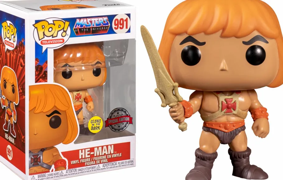 Standard Pop!>Masters of the Universe - He-Man with Sword Glow in the Dark Pop! Vinyl Figure (Popcultcha Exclusive)