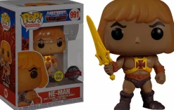 Standard Pop!>Masters of the Universe - He-Man with Sword Glow in the Dark Pop! Vinyl Figure (Popcultcha Exclusive)