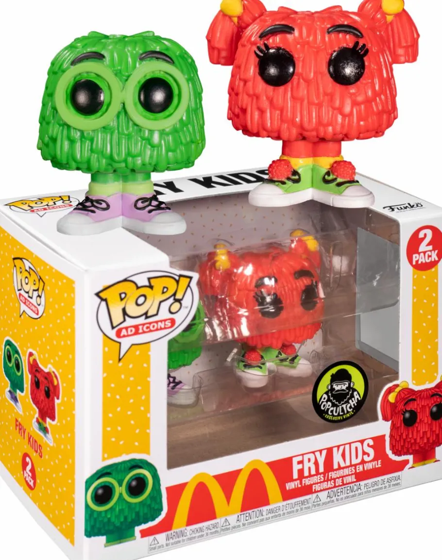 Standard Pop!>McDonalds McDonald’s - Fry Kids Green & Red Pop! Vinyl Figure 2-Pack (Popcultcha Exclusive)