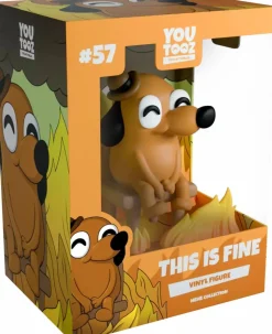 Designer Vinyl>Meme - This is Fine 3.5" Vinyl Figure