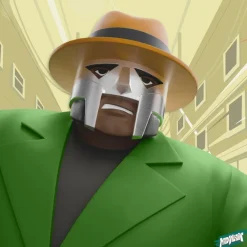 Designer Vinyl>MF Doom x Madlib - All Caps Madvillain SuperSize 16" Vinyl Figure