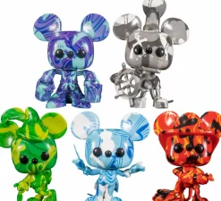 Pop! Bundles>Mickey Mouse - Artist Series Pop! Vinyl Bundle with Pop! Protector (Set of 5)