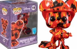 Pop! Deluxe>Mickey Mouse - Firefighter Mickey Artist Series Pop! Vinyl Figure with Pop! Protector