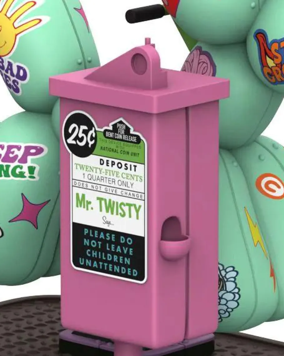 Designer Vinyl>Mighty Jaxx Originals Mighty Jaxx - Mr. Twisty (Vandalized Edition) 9" Vinyl Figure by Jason Freeny