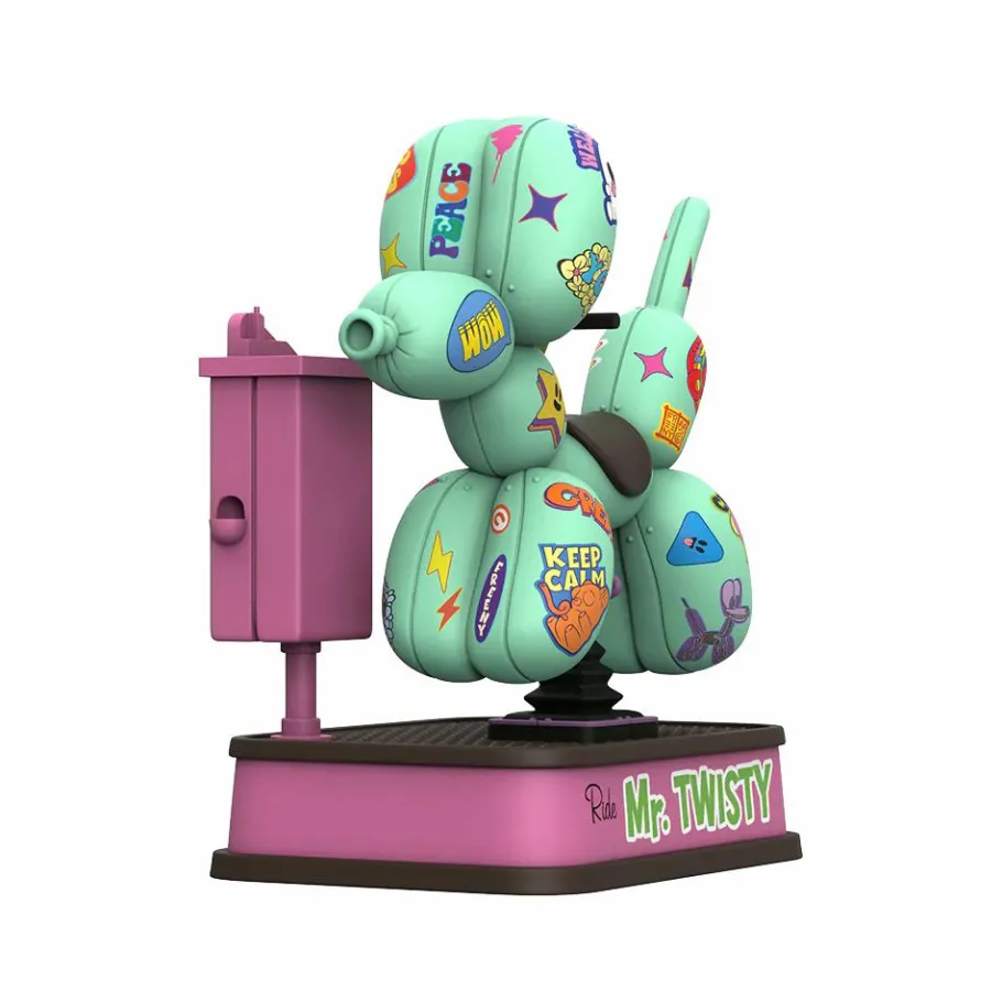 Designer Vinyl>Mighty Jaxx Originals Mighty Jaxx - Mr. Twisty (Vandalized Edition) 9" Vinyl Figure by Jason Freeny
