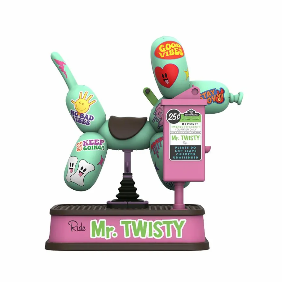 Designer Vinyl>Mighty Jaxx Originals Mighty Jaxx - Mr. Twisty (Vandalized Edition) 9" Vinyl Figure by Jason Freeny