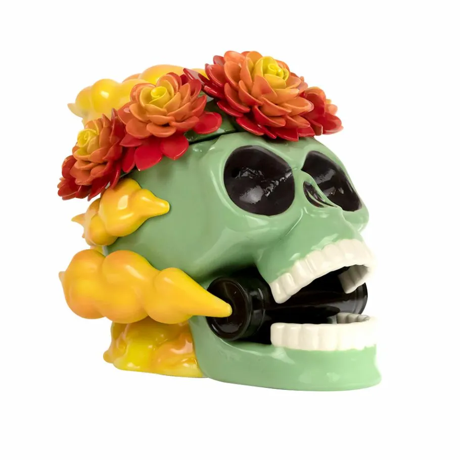 Designer Vinyl>Mighty Jaxx Originals Mighty Jaxx - The Smoke Calavera 7" Porcelain Incense Chamber by Butch Locsin