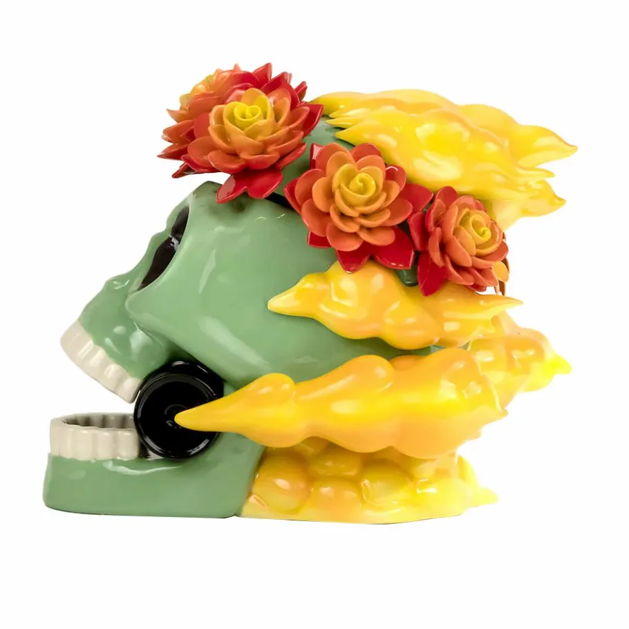 Designer Vinyl>Mighty Jaxx Originals Mighty Jaxx - The Smoke Calavera 7" Porcelain Incense Chamber by Butch Locsin