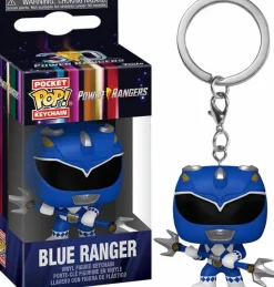 Pop! Keychains>Power Rangers Mighty Morphin - Blue Ranger 30th Anniversary Pocket Pop! Vinyl Keychain