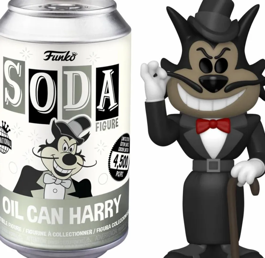 Designer Vinyl>Mighty Mouse - Oil Can Harry Vinyl SODA Figure in Collector Can (International Edition)