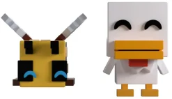 Designer Vinyl>Minecraft - Bee and Chicken Monitor Buddiez 2.5" Vinyl Figure 2-Pack