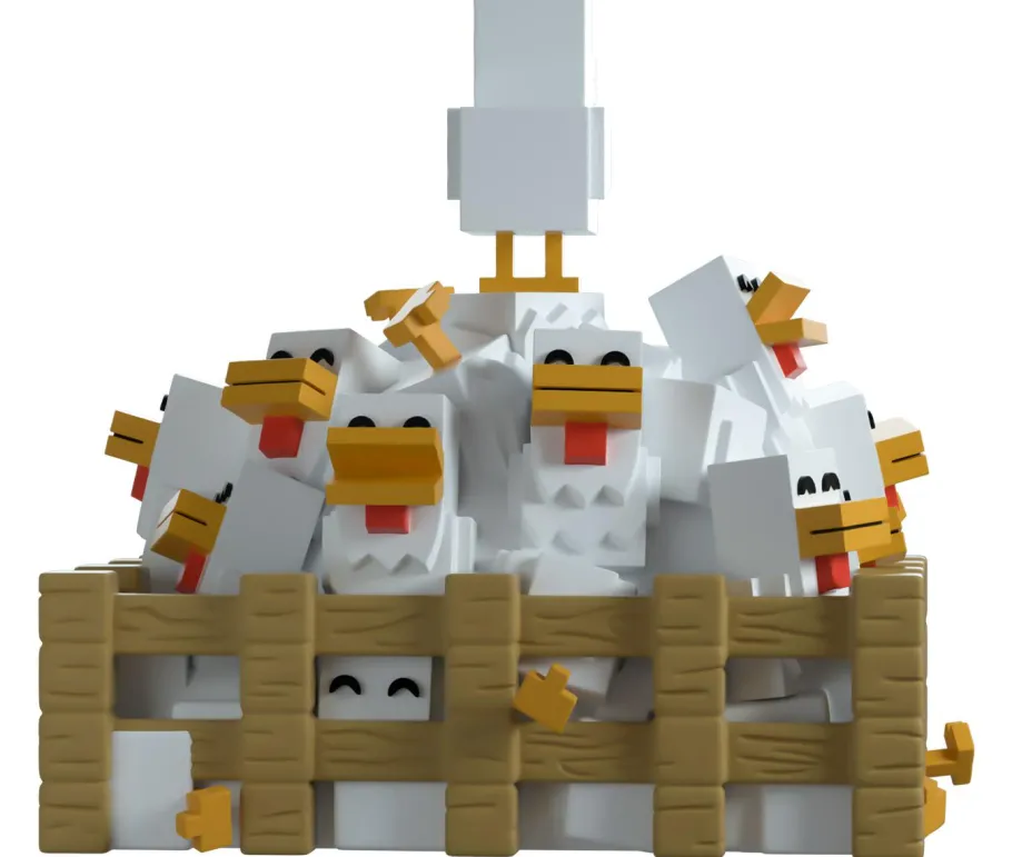 Designer Vinyl>Minecraft - Chickens 3.5" Vinyl Figure
