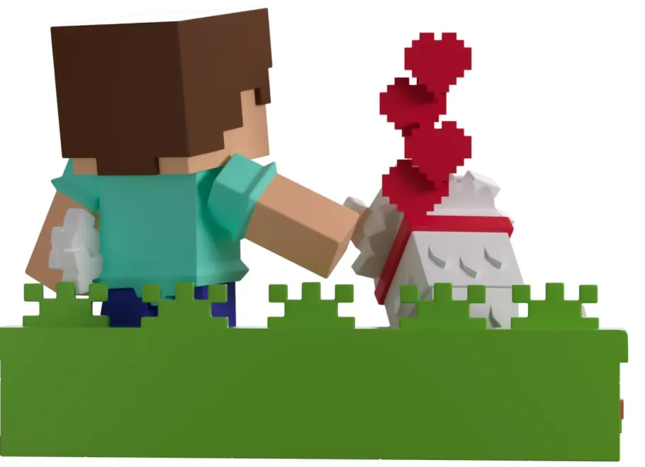Designer Vinyl>Minecraft - Taming A Wolf 5" Vinyl Figure Diorama