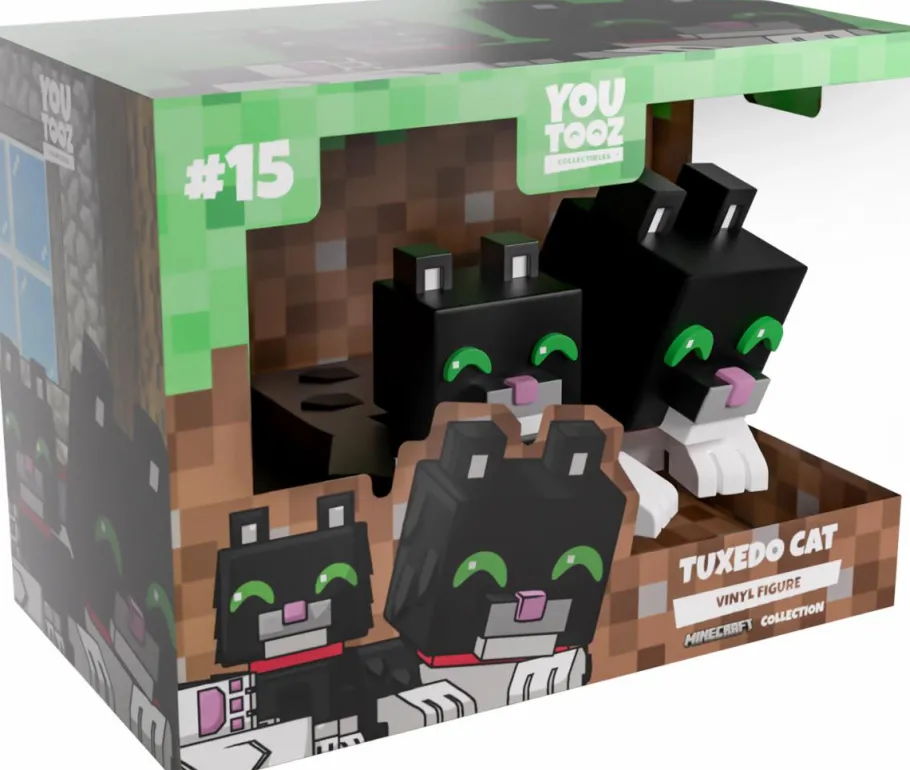 Designer Vinyl>Minecraft - Tuxedo Cat 2.5" Vinyl Figure