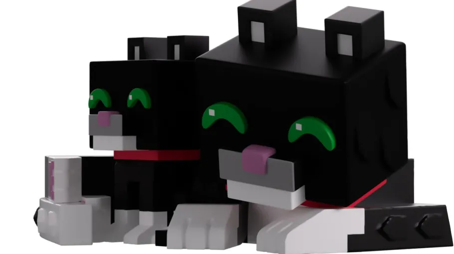 Designer Vinyl>Minecraft - Tuxedo Cat 2.5" Vinyl Figure
