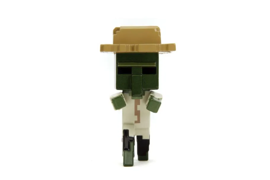 Die-Cast Figures>Minecraft Legends - Hero Ranger, Zombie, Piglin Blaze Runt & Piglin Mace Runt Metalfigs 2.5" Die-Cast Figure 4-Pack