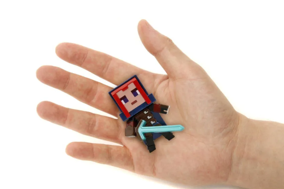 Die-Cast Figures>Minecraft Legends - Hero Ranger, Zombie, Piglin Blaze Runt & Piglin Mace Runt Metalfigs 2.5" Die-Cast Figure 4-Pack