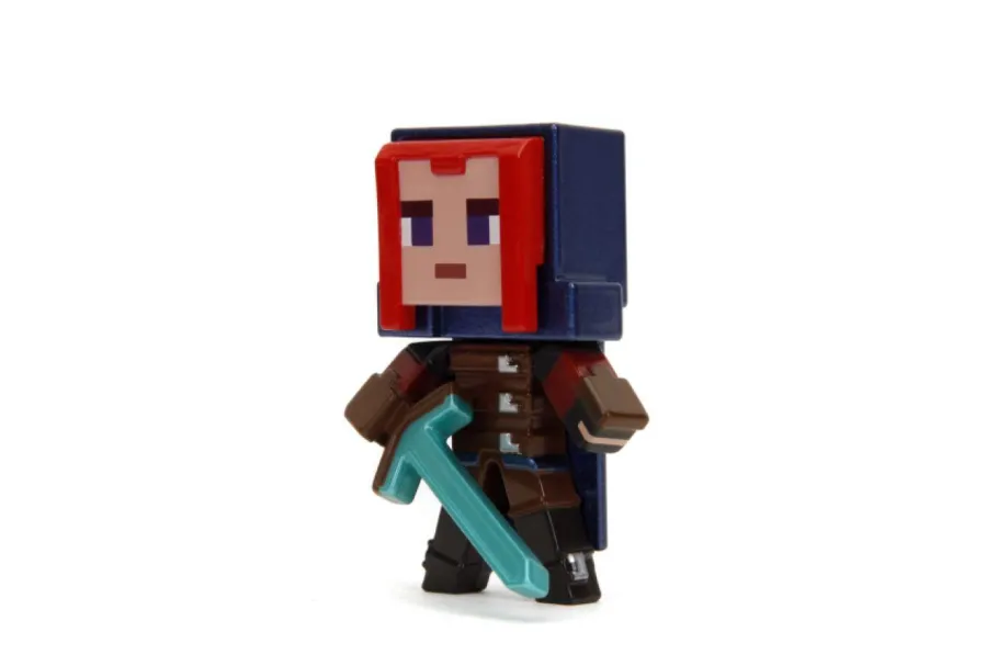 Die-Cast Figures>Minecraft Legends - Hero Ranger, Zombie, Piglin Blaze Runt & Piglin Mace Runt Metalfigs 2.5" Die-Cast Figure 4-Pack