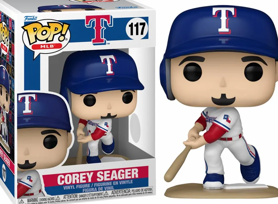 Standard Pop!>MLB Baseball - Corey Seager Texas Rangers Pop! Vinyl Figure