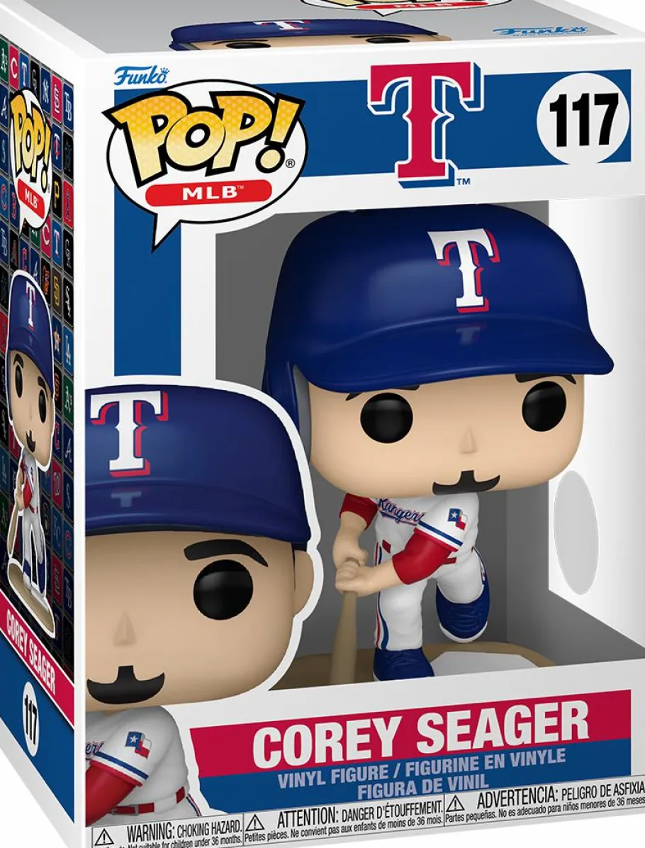 Standard Pop!>MLB Baseball - Corey Seager Texas Rangers Pop! Vinyl Figure