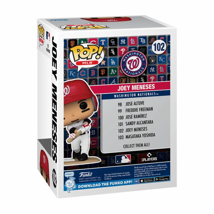 Standard Pop!>MLB Baseball - Joey Meneses Washington Nationals Pop! Vinyl Figure