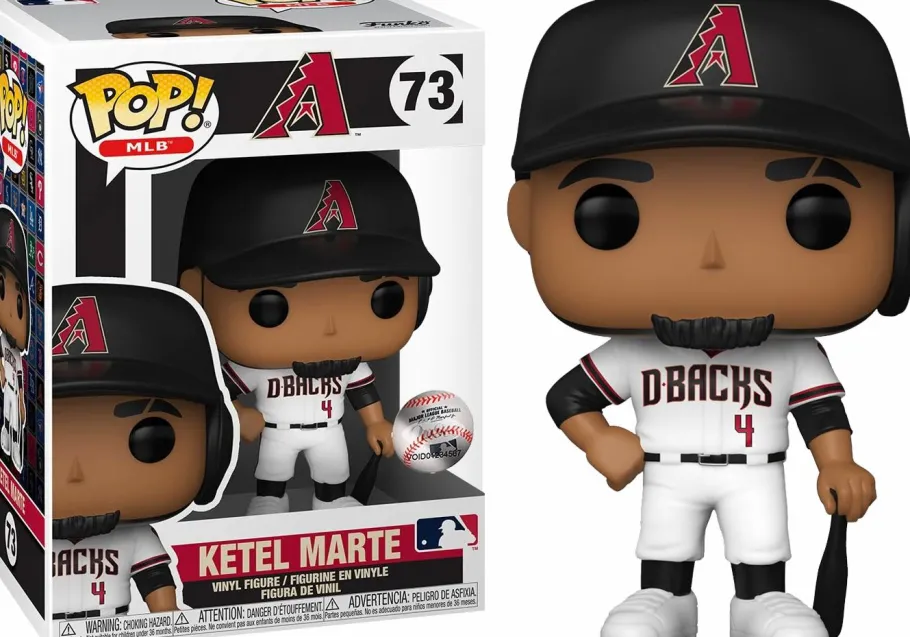 Standard Pop!>MLB Baseball - Ketel Marte Arizona Diamondbacks Home Uniform Pop! Vinyl Figure