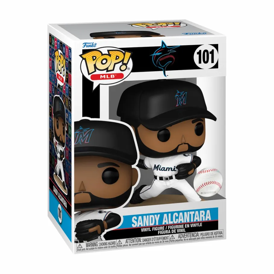 Standard Pop!>MLB Baseball - Sandy Alcantara Miami Marlins Pop! Vinyl Figure