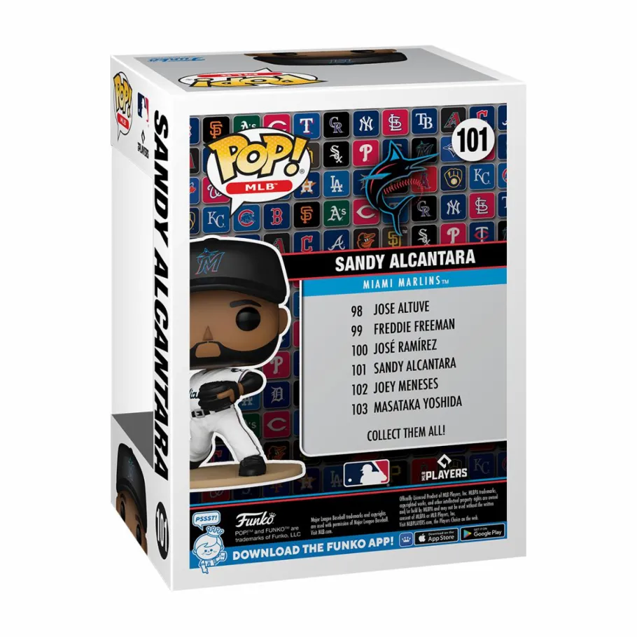 Standard Pop!>MLB Baseball - Sandy Alcantara Miami Marlins Pop! Vinyl Figure