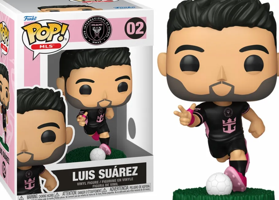 Standard Pop!>Soccer MLS: Inter Miami - Luis Suarez (Away) Pop! Vinyl Figure