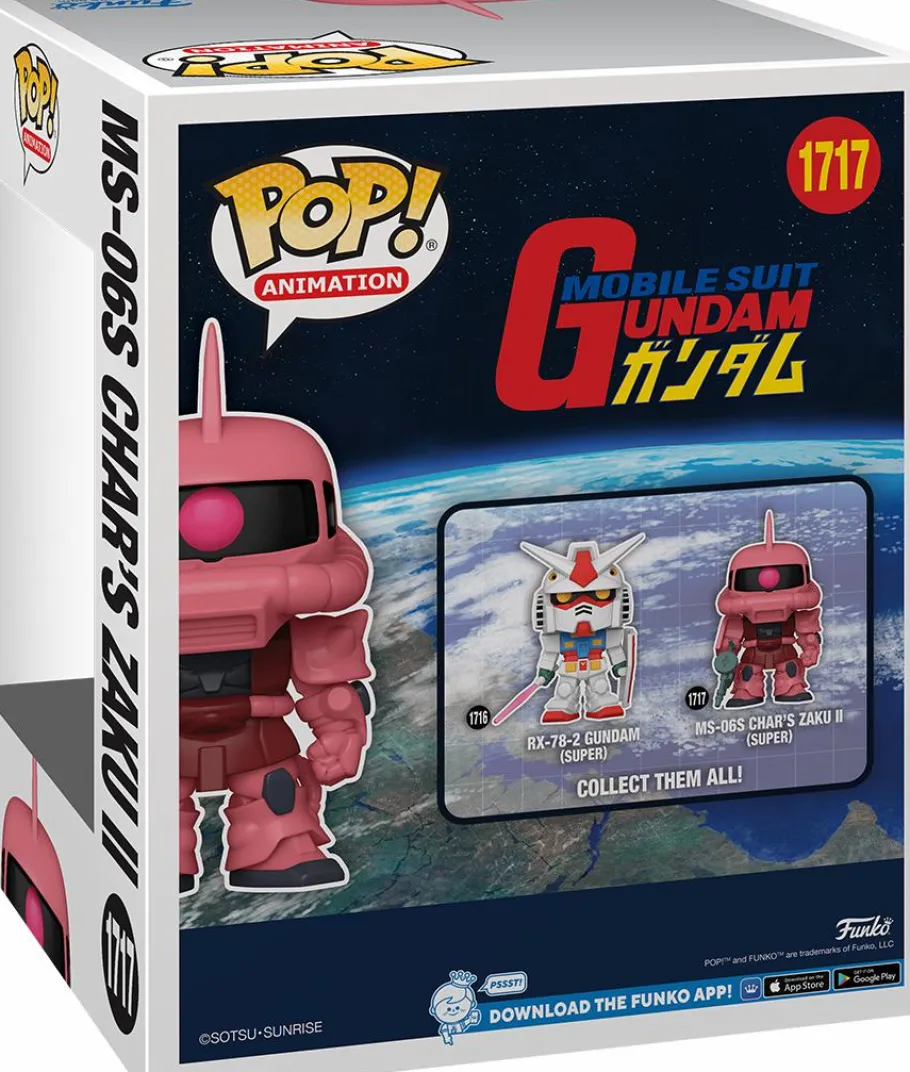 Super-Sized Pop!>Mobile Suit Gundam - MS-06S Char’s Zaku II Super Sized 6" Pop! Vinyl Figure