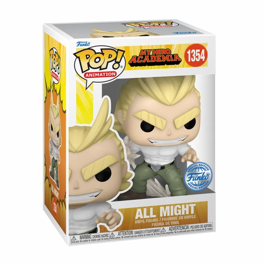 Standard Pop!>My Hero Academia - All MIght (Texas Smash) Pop! Vinyl Figure (Popcultcha Exclusive)