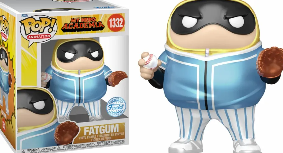 Super-Sized Pop!>My Hero Academia - Fatgum Hero League Baseball Metallic 6" Super Size Pop! Vinyl Figure (Popcultcha Exclusive)