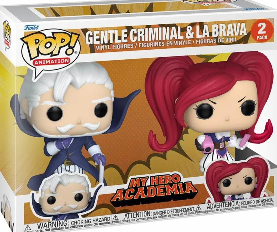 Standard Pop!>My Hero Academia - Gentle Criminal & La Brava Pop! Vinyl Figure 2-Pack