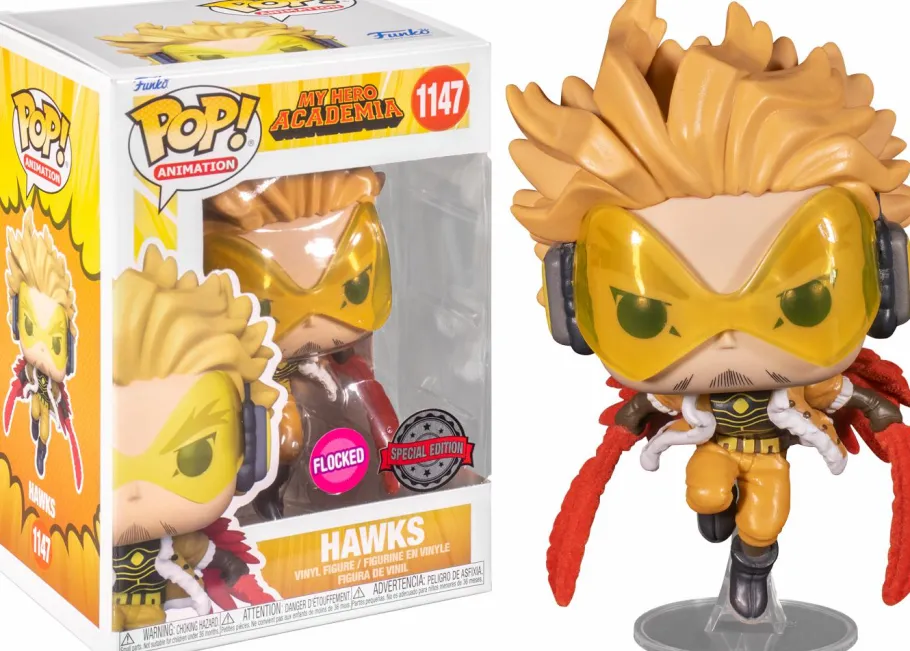 Standard Pop!>My Hero Academia - Hawks Flocked Pop! Vinyl Figure
