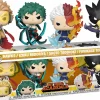 Standard Pop!>My Hero Academia - Hawks, Izuku Midoriya, Shoto Todoroki & Fumikage Tokoyami Flocked Pop! Vinyl Figure 4-Pack