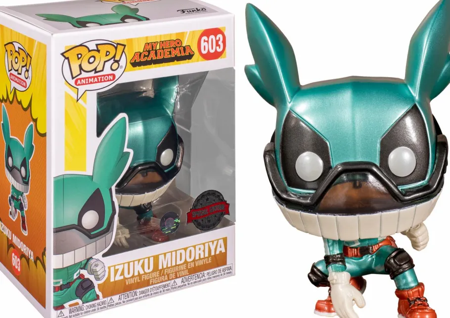 Standard Pop!>My Hero Academia - Izuku Midoriya (Deku with Helmet) Metallic Pop! Vinyl Figure
