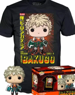 Pop! & Tee Sets>My Hero Academia - Katsuki Bakugo Pop! Vinyl Figure & T-Shirt Box Set
